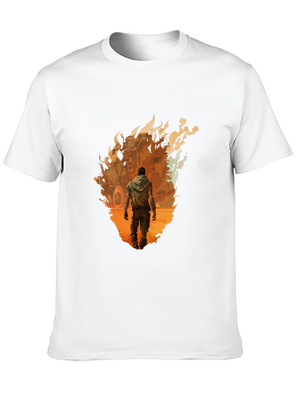 Apocalyptic Survivor Graphic Tee - Black