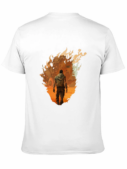 Apocalyptic Survivor Graphic Tee - Black