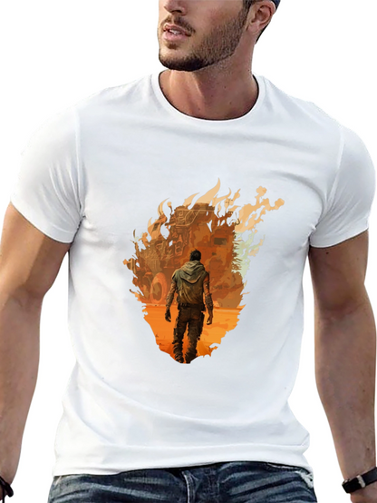 Apocalyptic Survivor Graphic Tee - Black