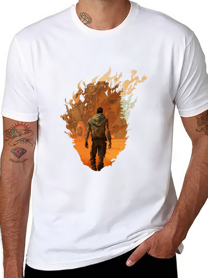 Apocalyptic Survivor Graphic Tee - Black