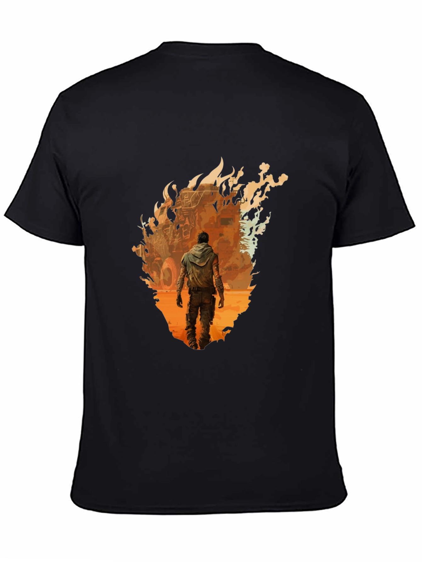 Apocalyptic Survivor Graphic Tee - Black