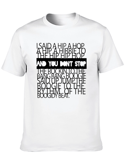 Hip Hop Lyric T-Shirt