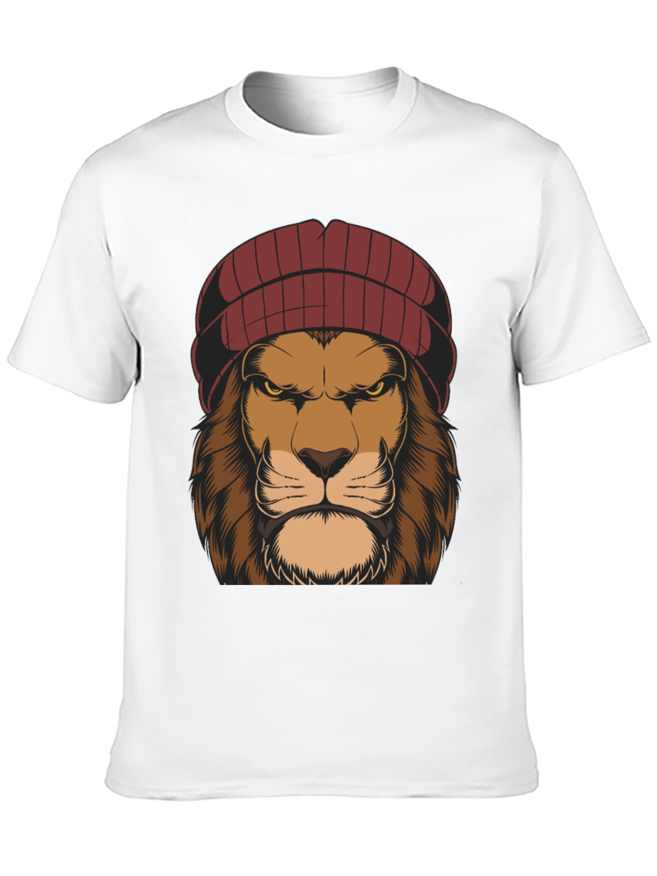 Lion Beanie Graphic Tee