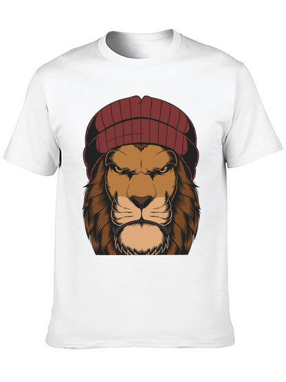Lion Beanie Graphic Tee