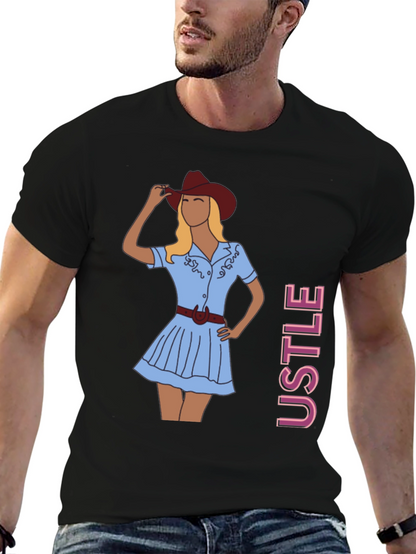 Cowgirl Graphic Tee - Trendy Western Style T-Shirt