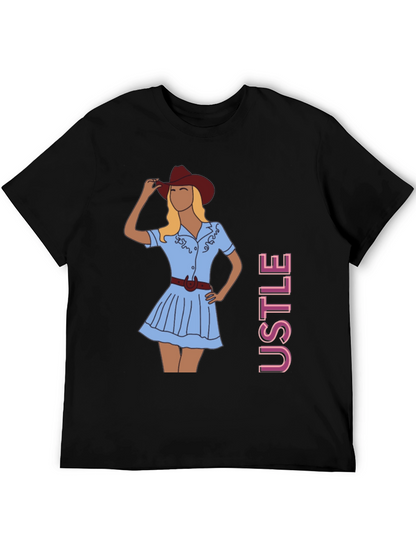Cowgirl Graphic Tee - Trendy Western Style T-Shirt
