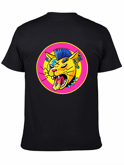 Punk Rock Cat Graphic Tee