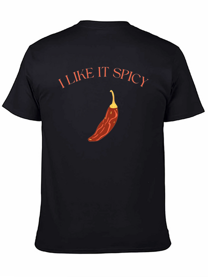 I Like It Spicy Graphic T-Shirt - Black