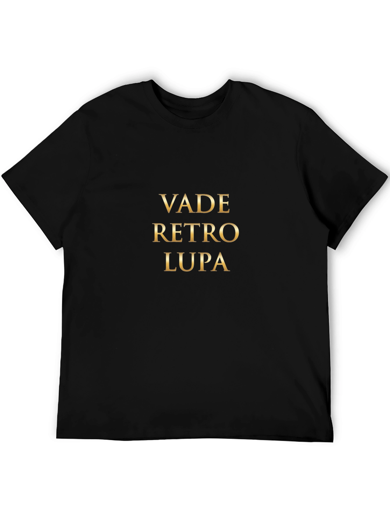 Vade Retro Lupa Black Graphic Tee