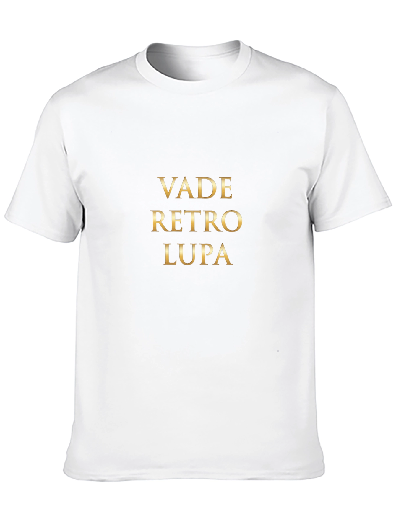 Vade Retro Lupa Black Graphic Tee