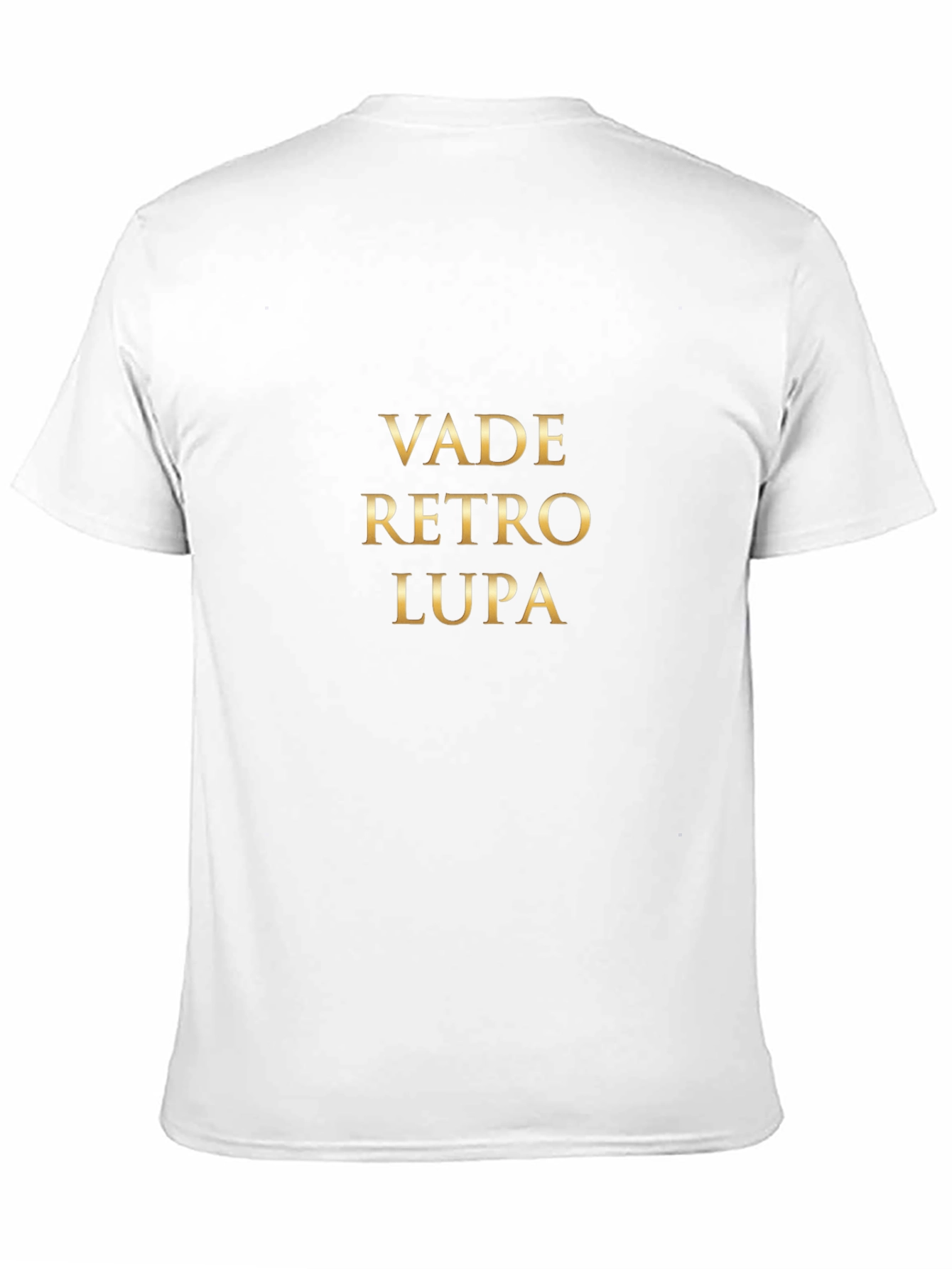 Vade Retro Lupa Black Graphic Tee