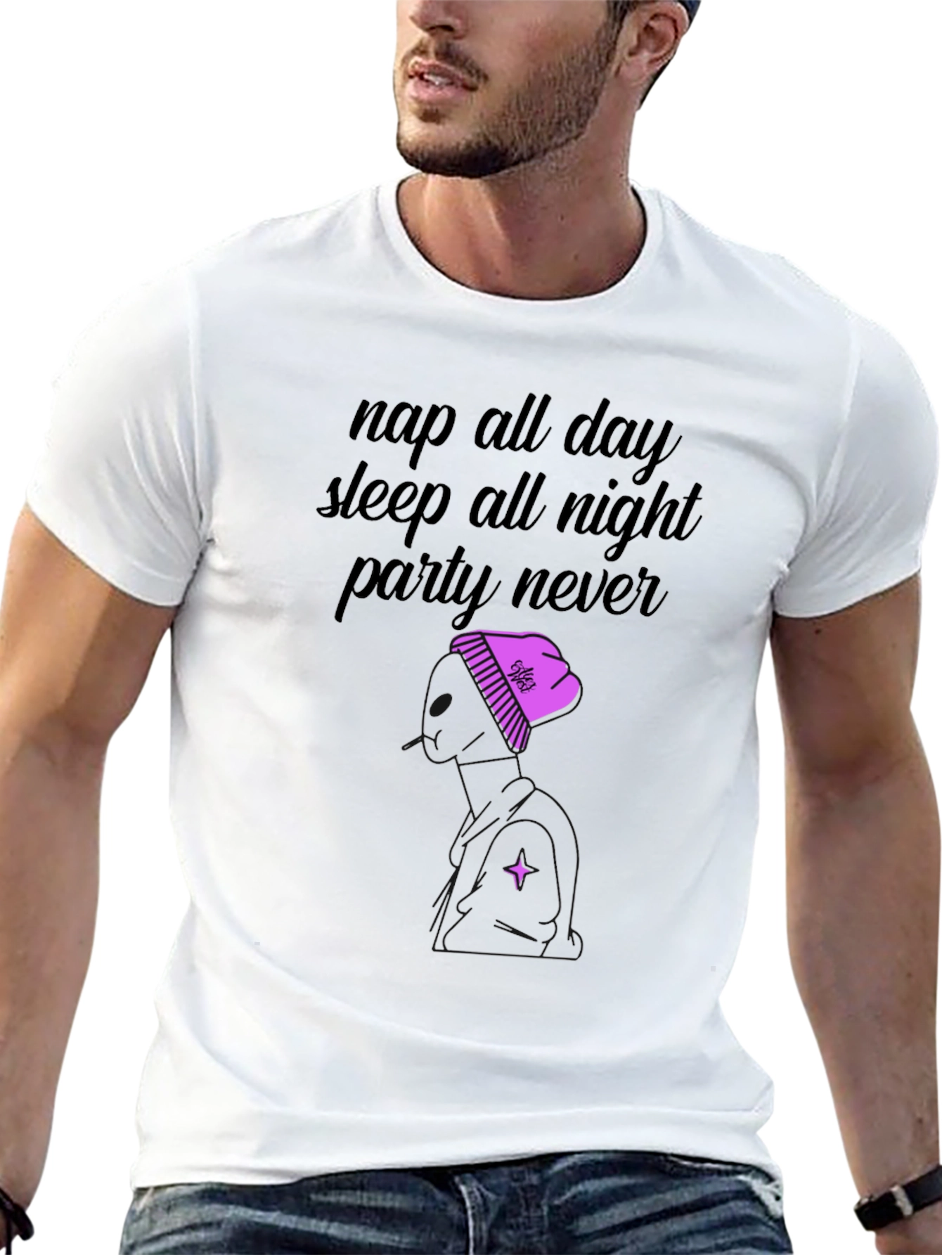 Nap All Day Graphic T-Shirt