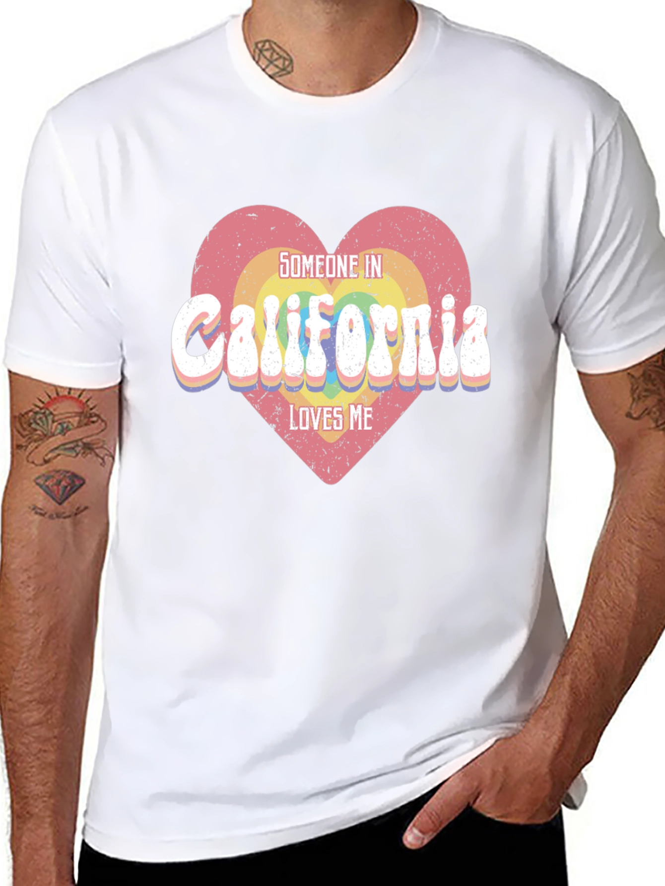 California Love Heart T-Shirt