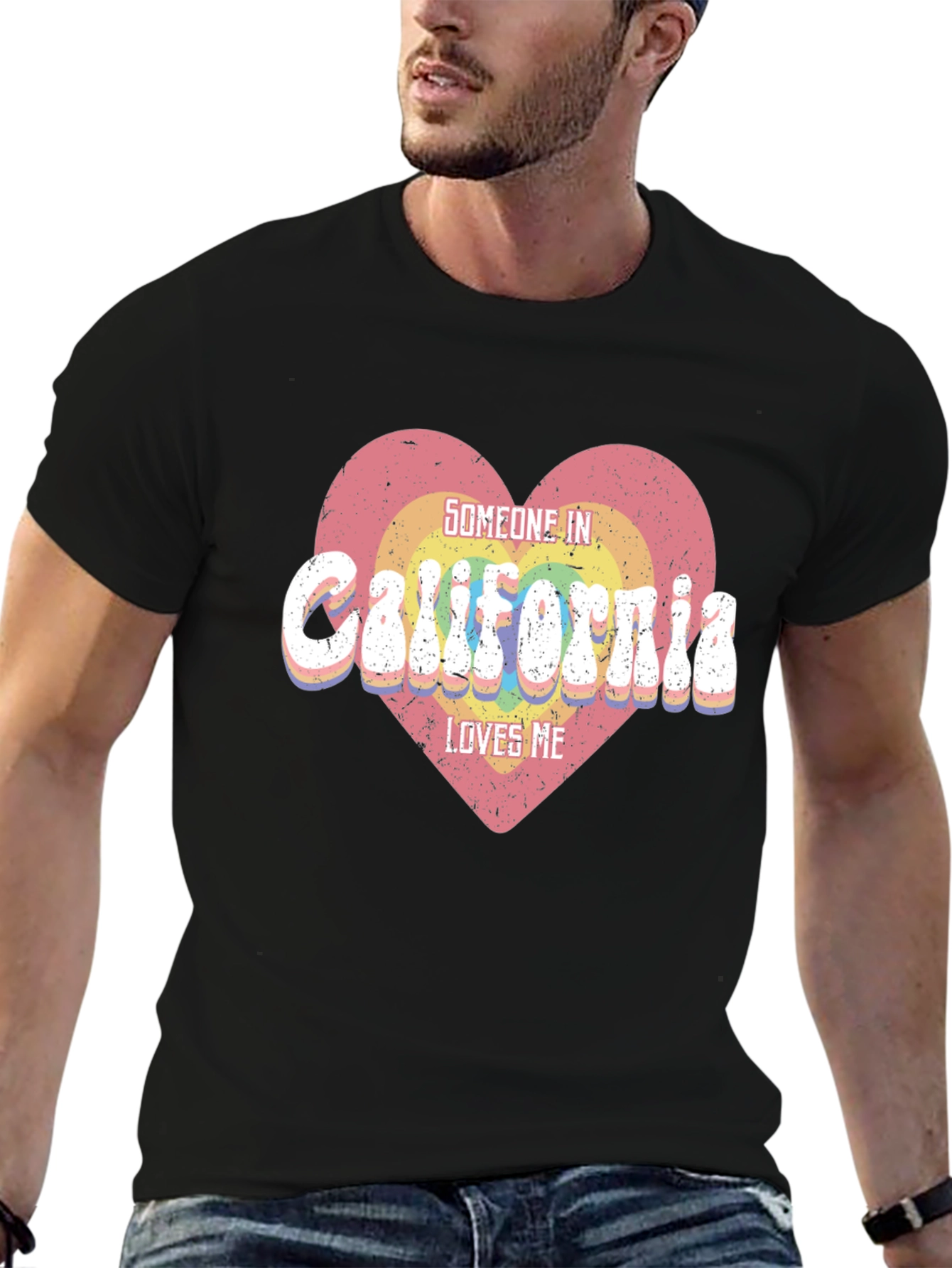 California Love Heart T-Shirt