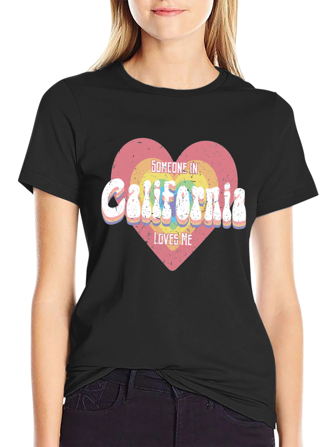 California Love Heart T-Shirt