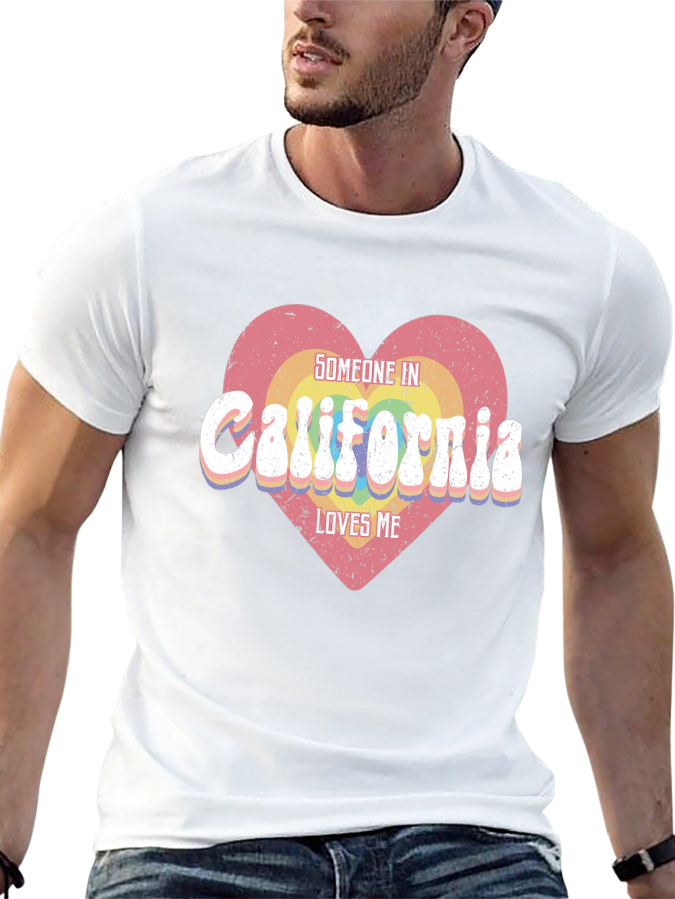 California Love Heart T-Shirt