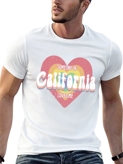 California Love Heart T-Shirt