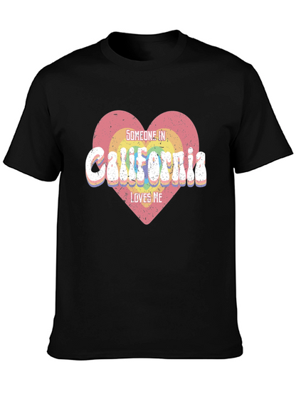 California Love Heart T-Shirt