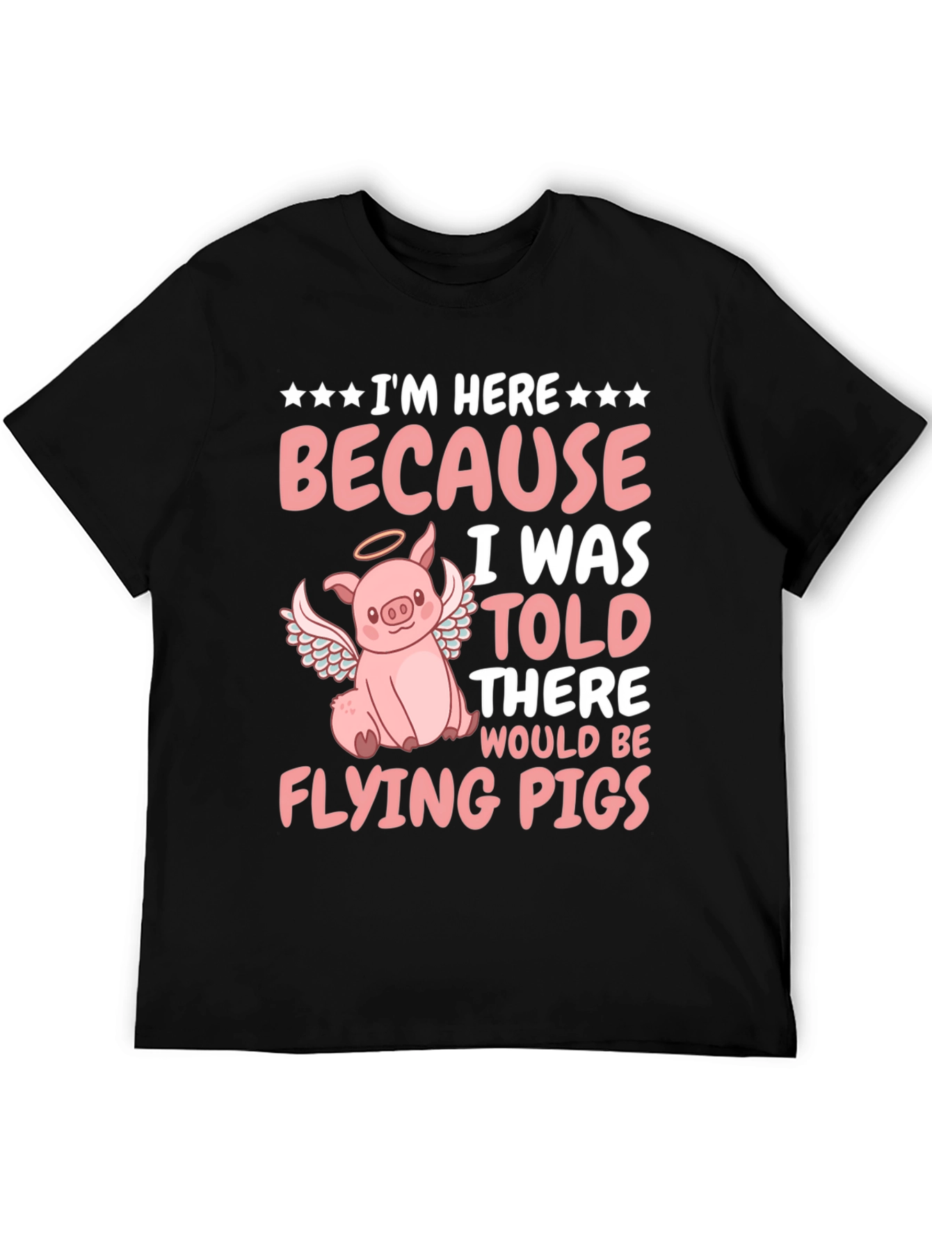 Flying Pig T-Shirt - Funny Animal Graphic Tee