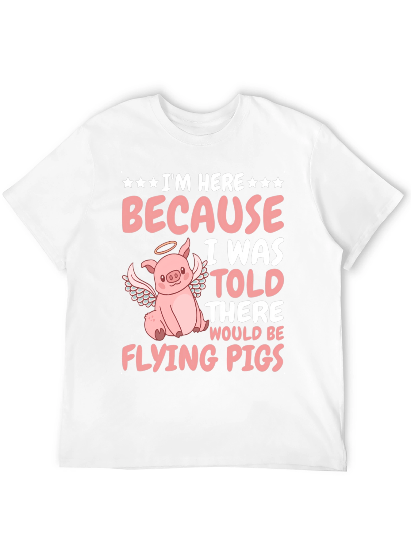 Flying Pig T-Shirt - Funny Animal Graphic Tee
