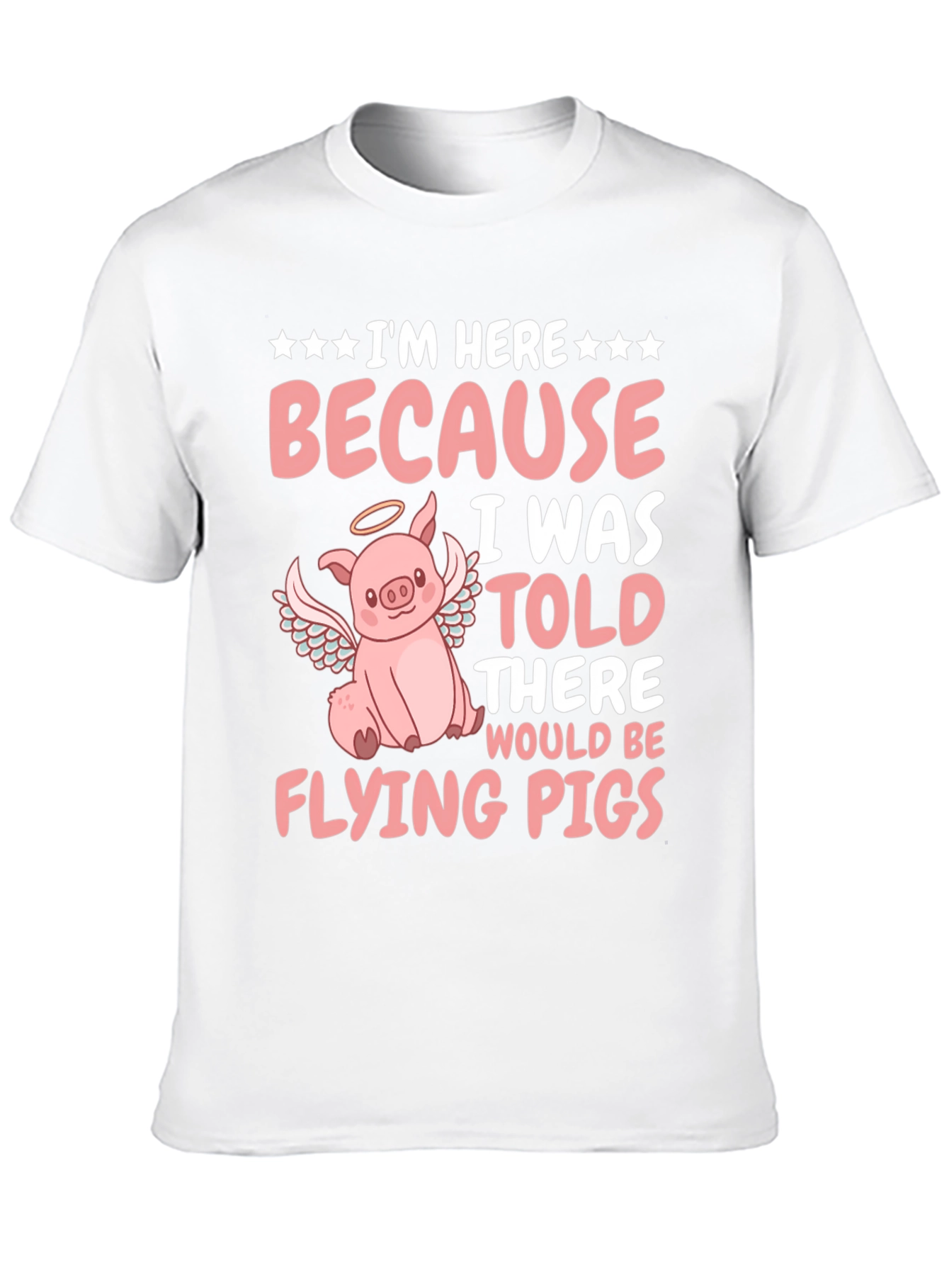 Flying Pig T-Shirt - Funny Animal Graphic Tee