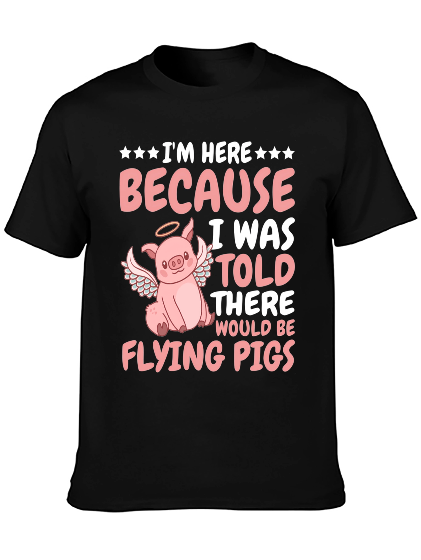 Flying Pig T-Shirt - Funny Animal Graphic Tee