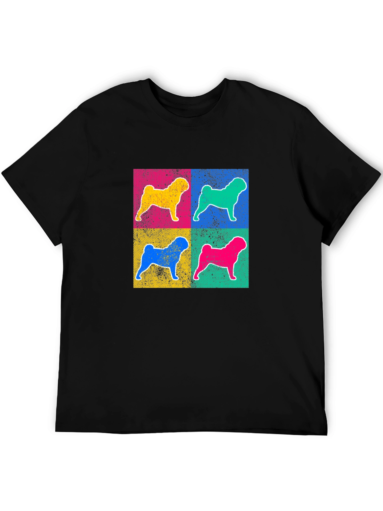 Pop Art Dog Graphic Tee - Unique Style