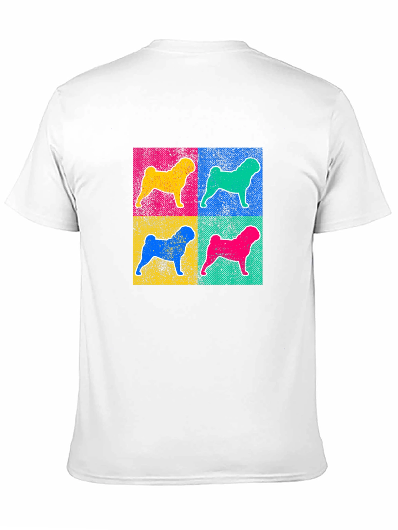 Pop Art Dog Graphic Tee - Unique Style