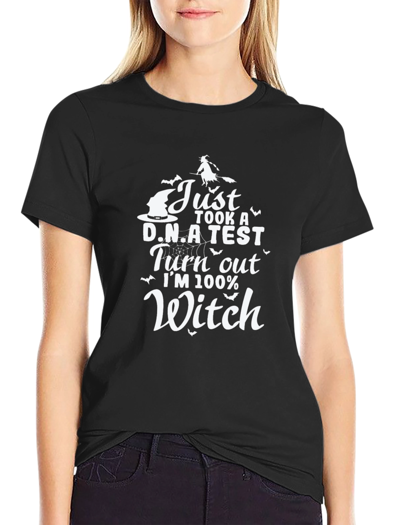 Funny Halloween Witch DNA T-Shirt