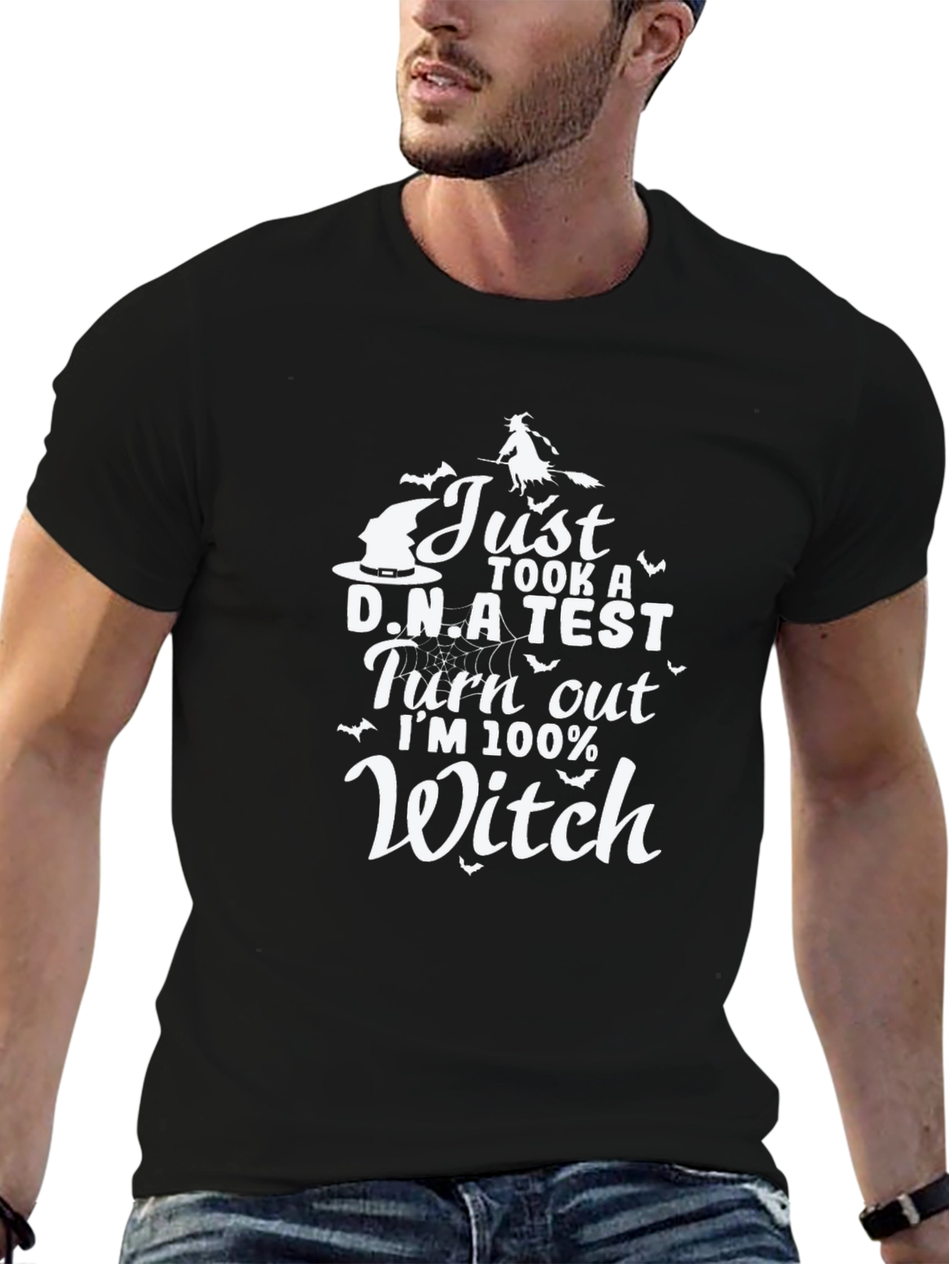 Funny Halloween Witch DNA T-Shirt
