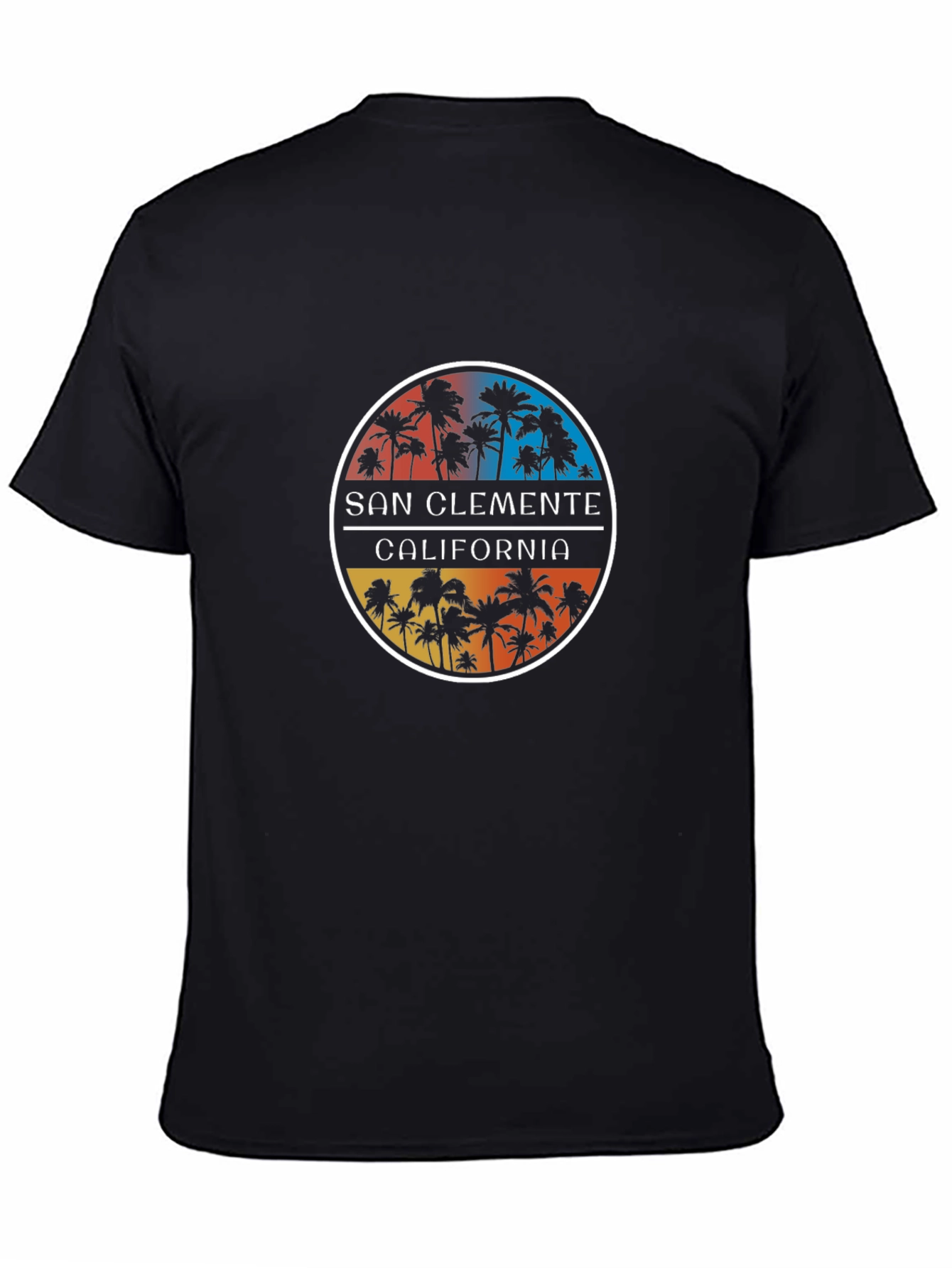 San Clemente California Palm Tree Graphic Tee