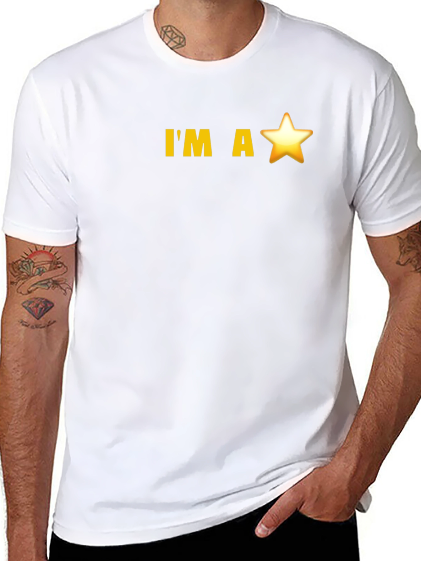 Im a Star Black Tee