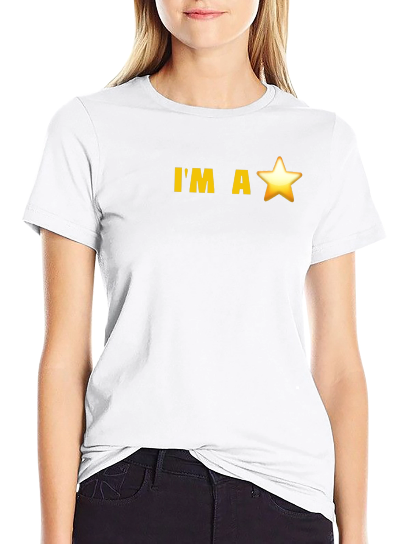 Im a Star Black Tee