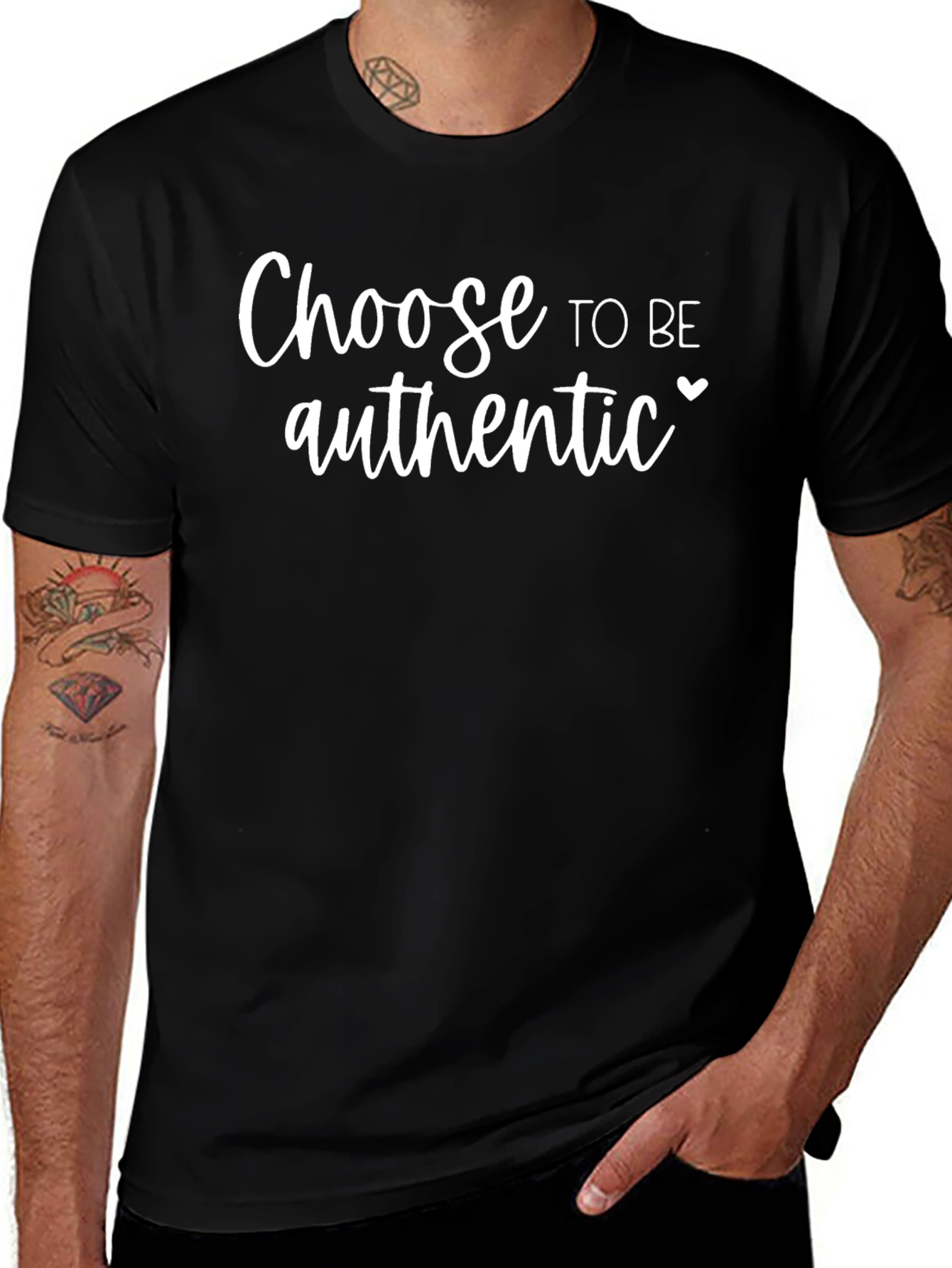 Choose to Be Authentic Graphic Tee