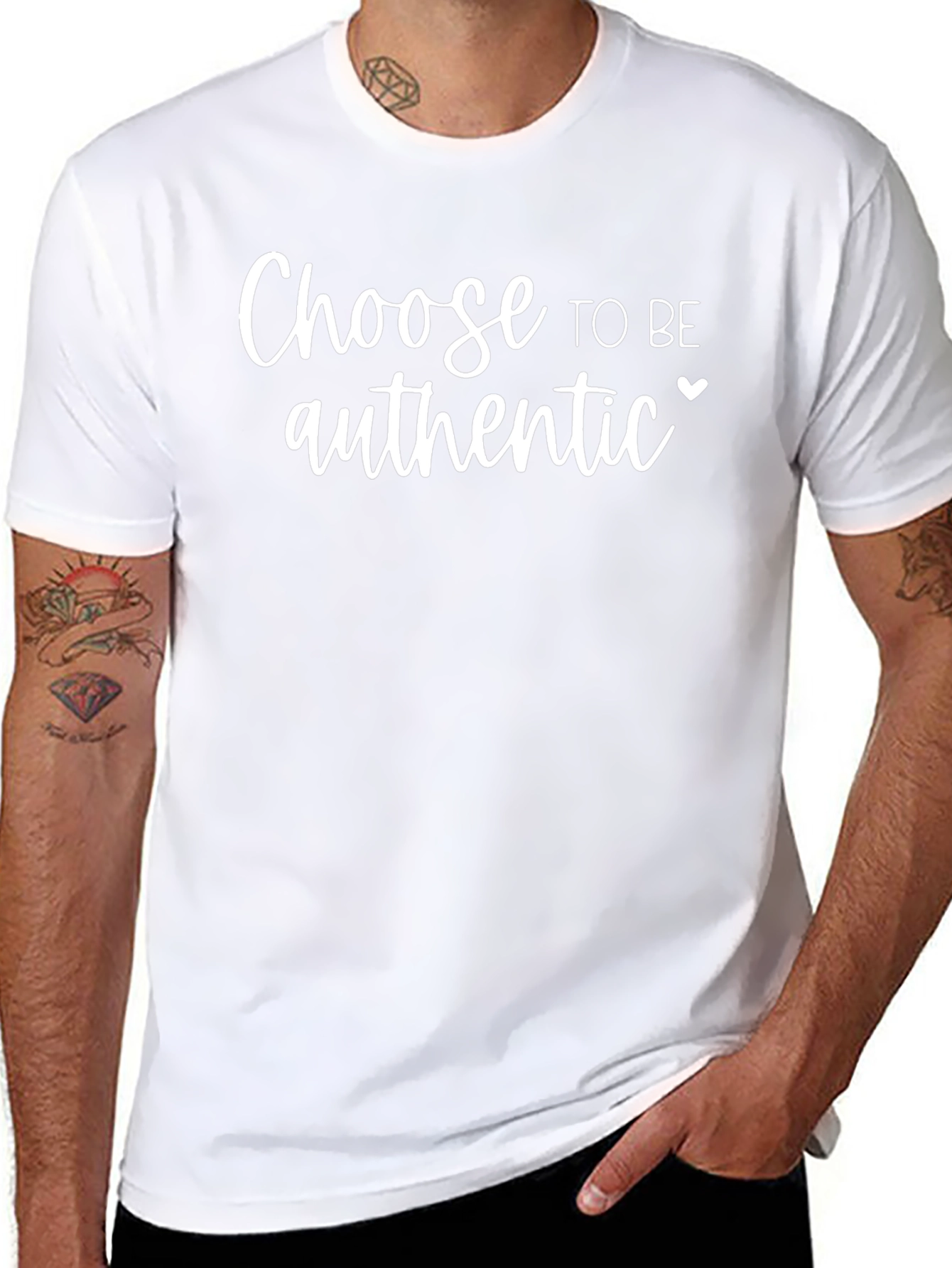 Choose to Be Authentic Graphic Tee
