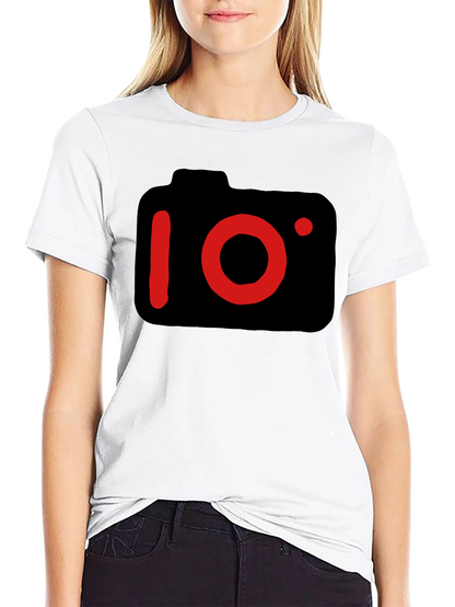 Camera Graphic Black T-Shirt
