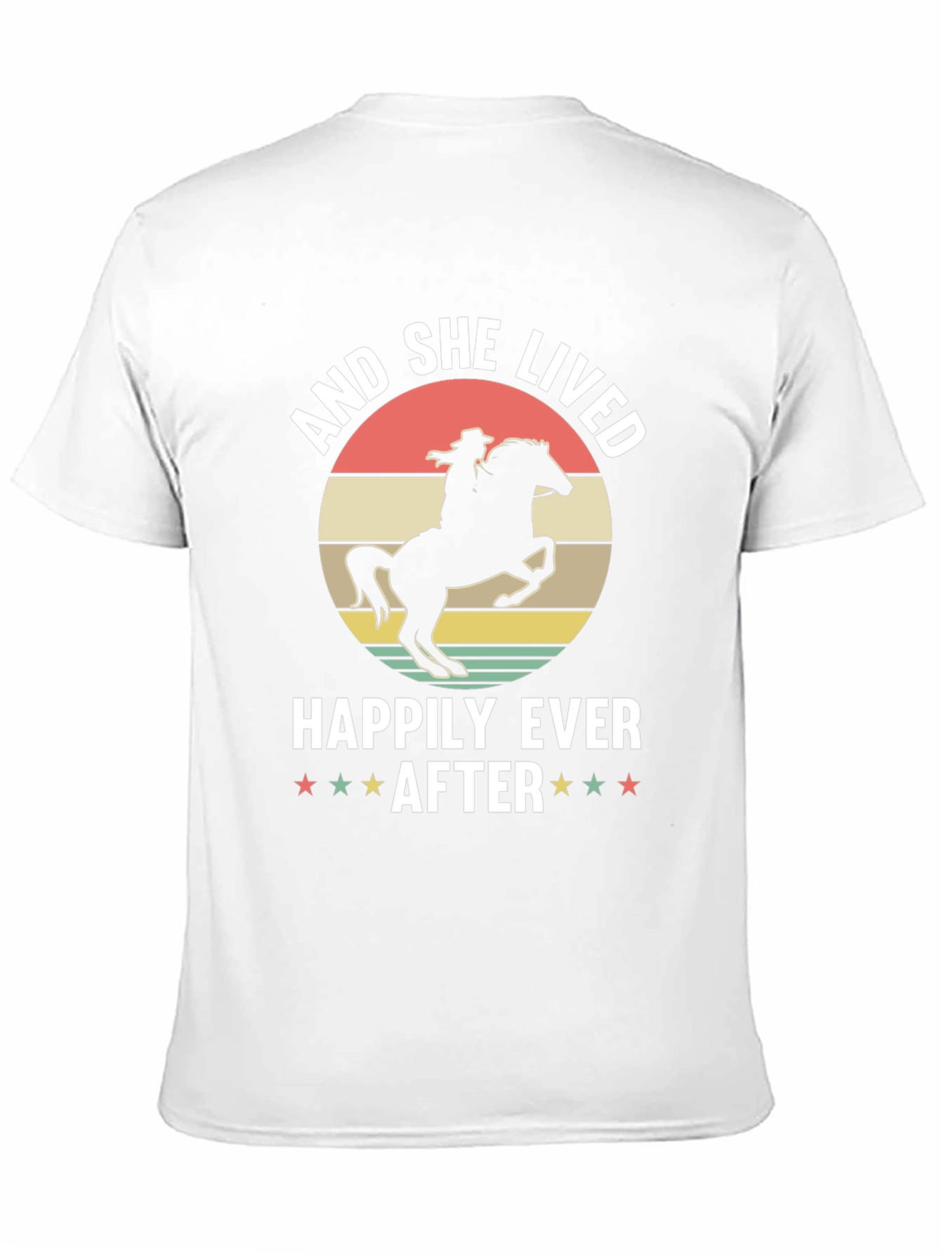 Cowgirl Happily Ever After Black T-Shirt