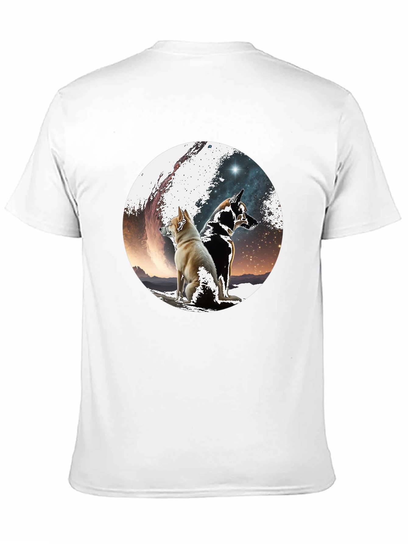 Dog Galaxy T-Shirt - Unique Graphic Tee
