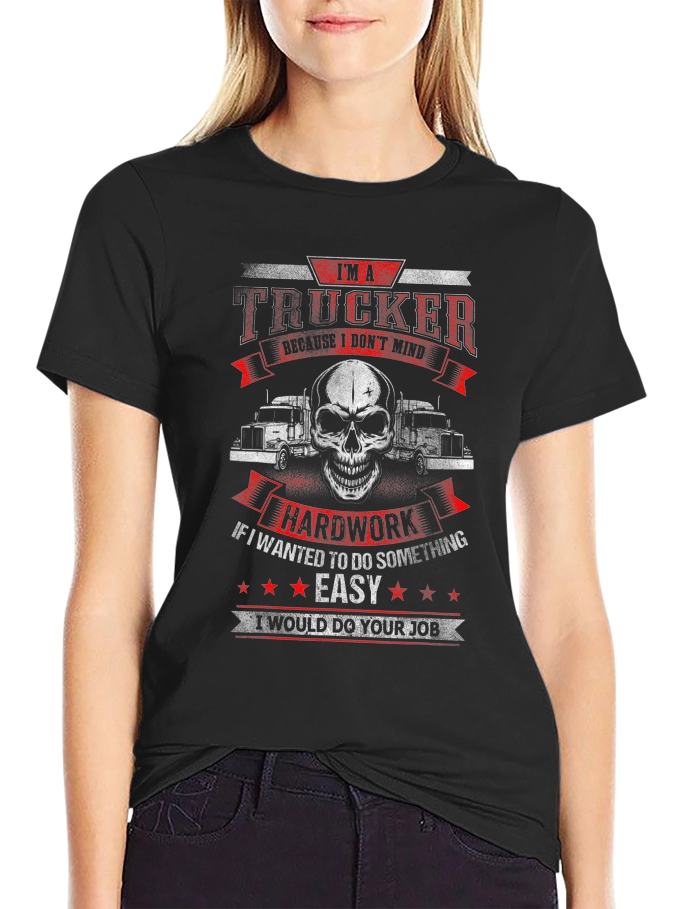 Trucker T-Shirt - Hard Work Dedication