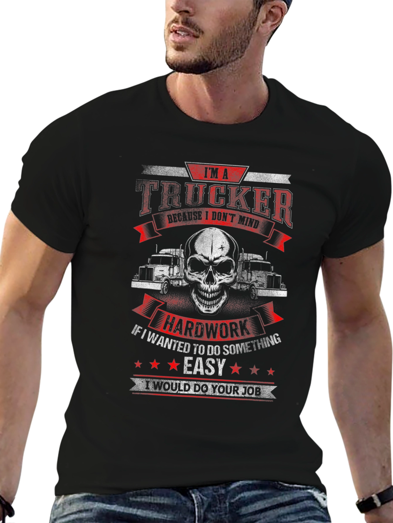 Trucker T-Shirt - Hard Work Dedication