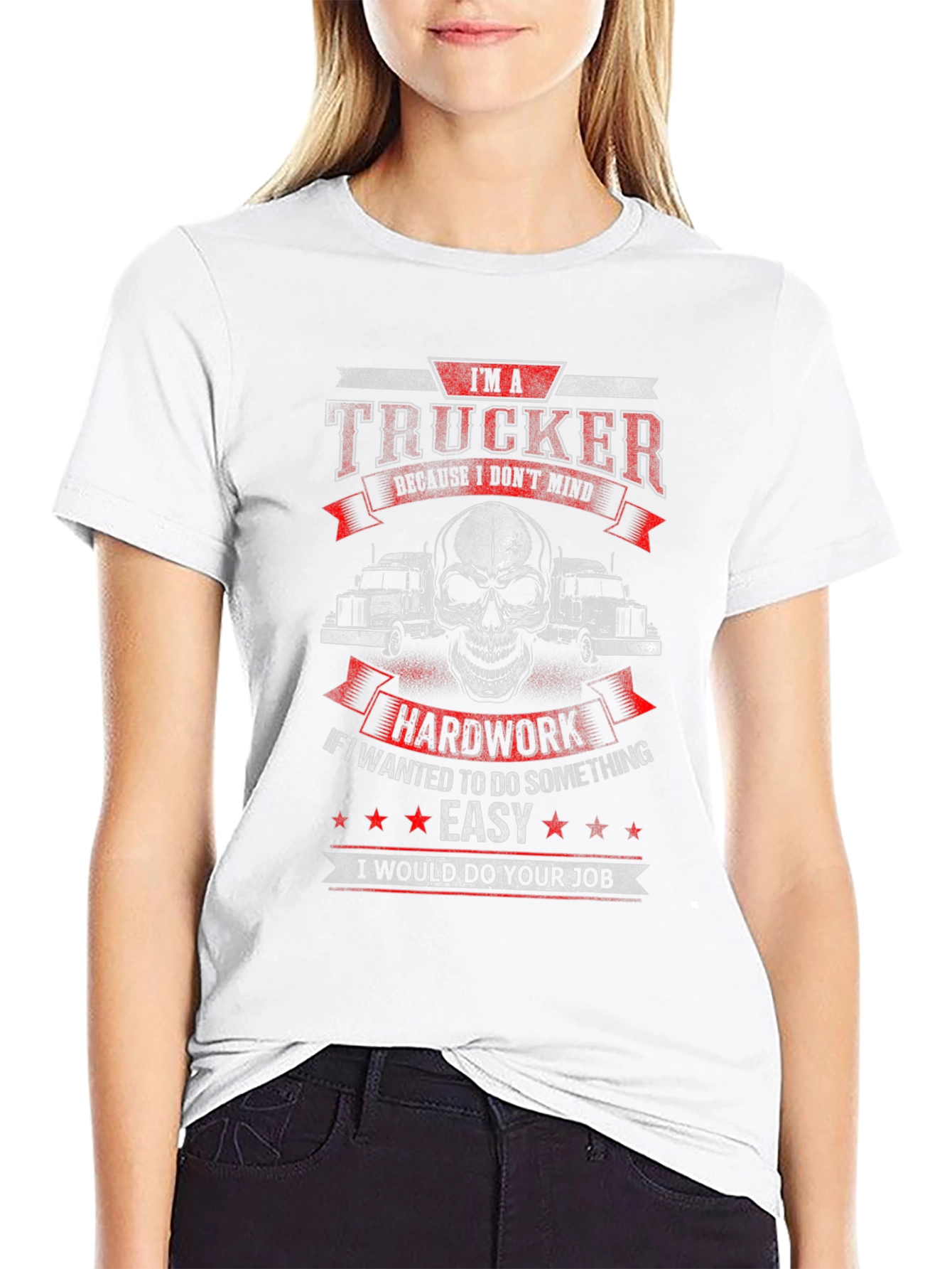 Trucker T-Shirt - Hard Work Dedication