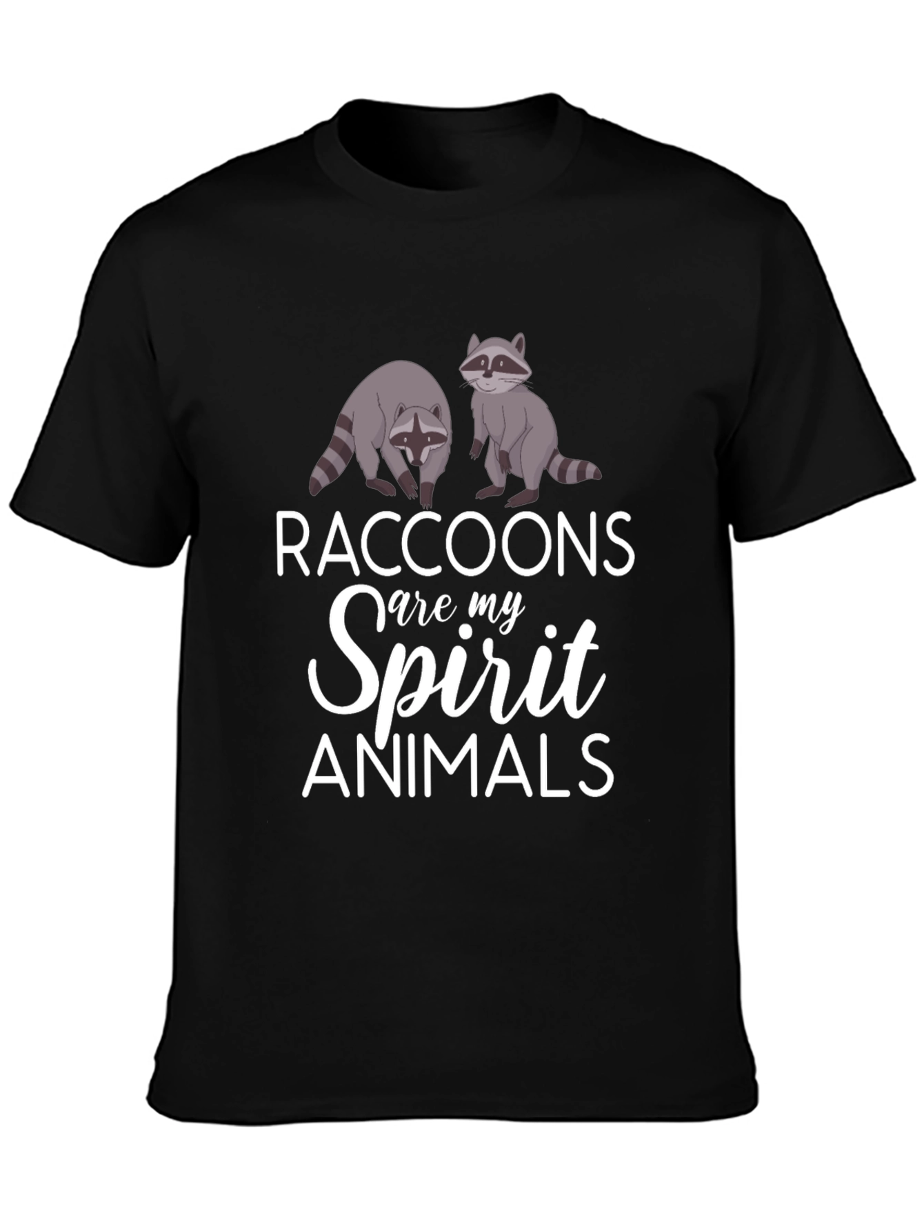 Raccoons Spirit Animals Graphic T-Shirt