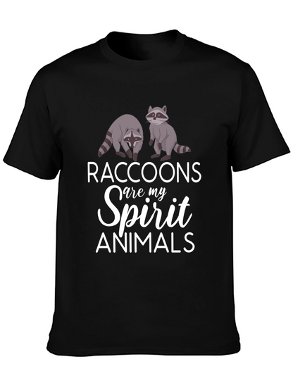 Raccoons Spirit Animals Graphic T-Shirt