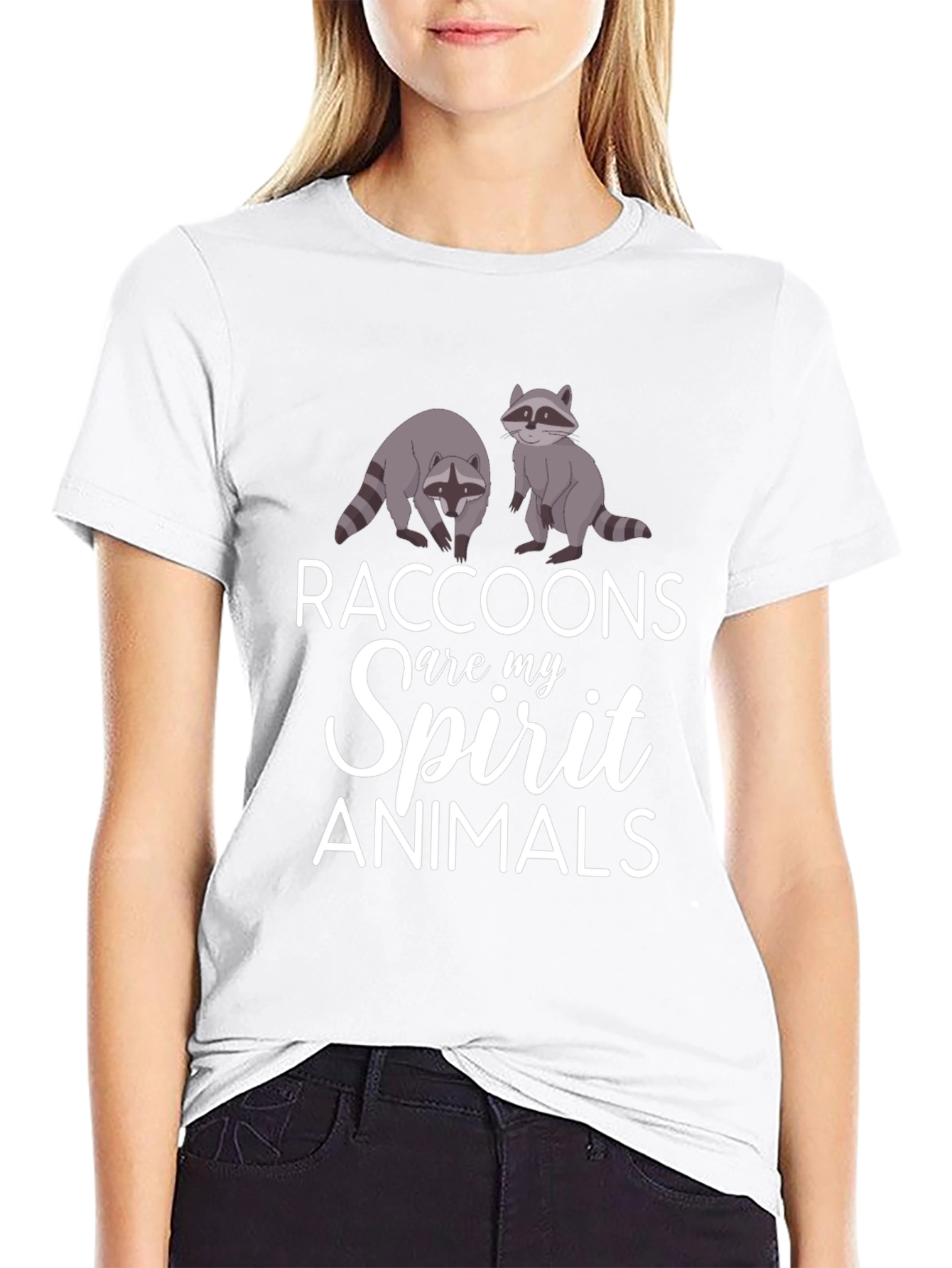 Raccoons Spirit Animals Graphic T-Shirt