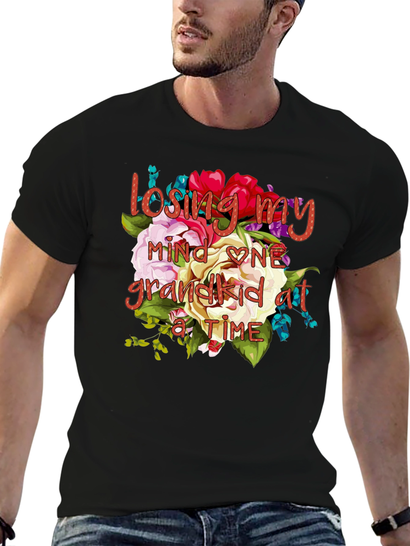 Losing My Mind One Grandkid at a Time T-Shirt