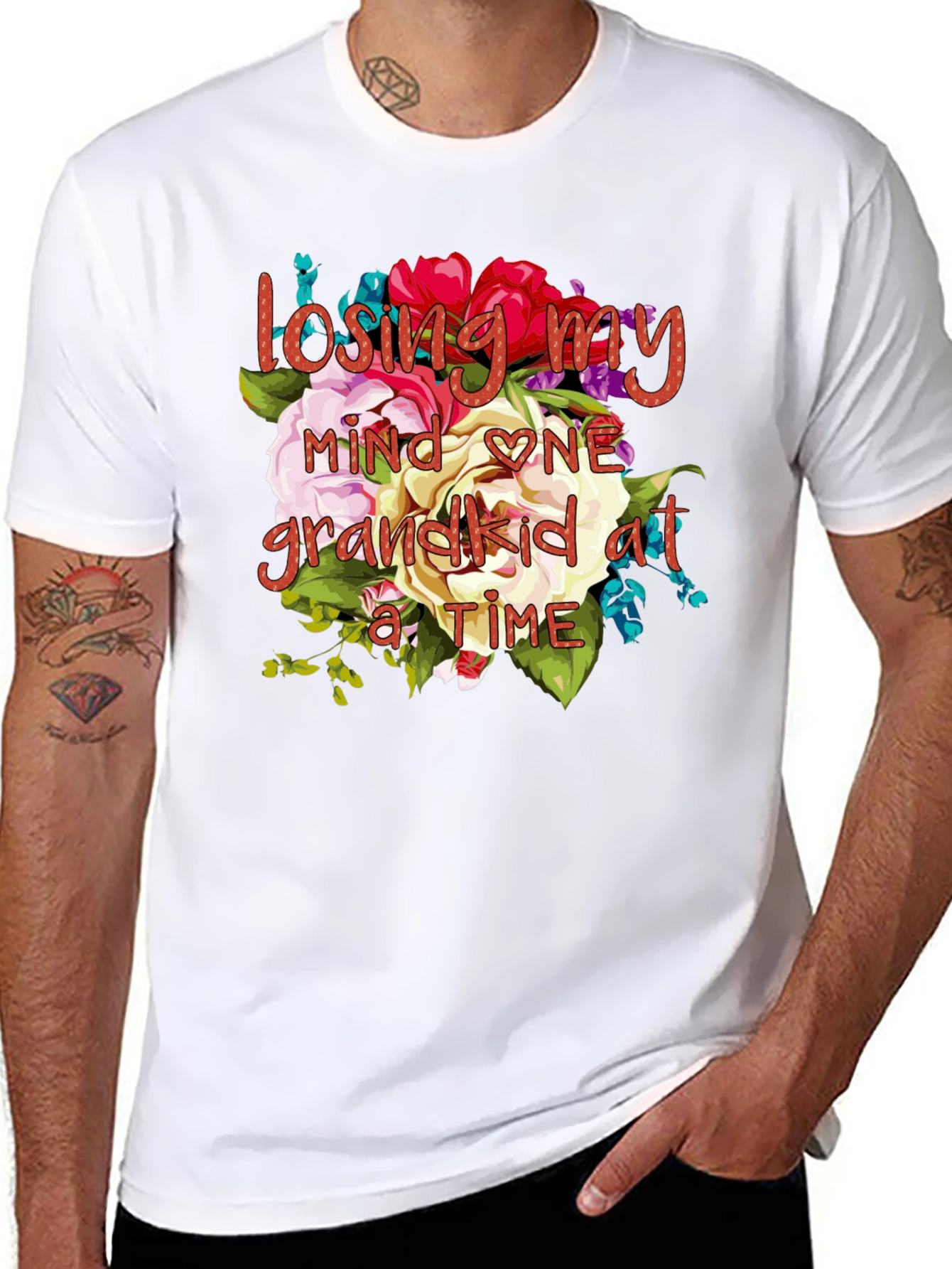 Losing My Mind One Grandkid at a Time T-Shirt