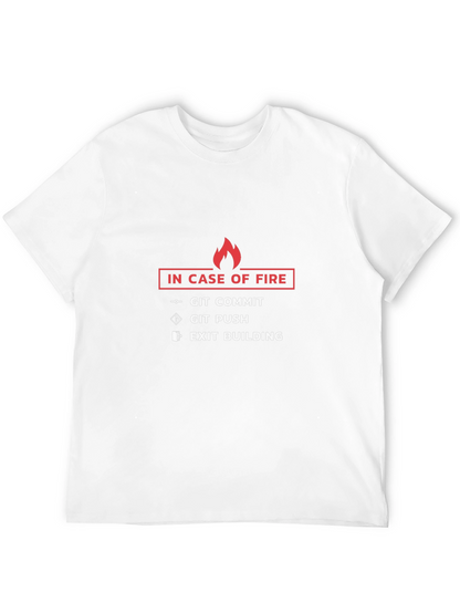 In Case of Fire Git Commit T-Shirt