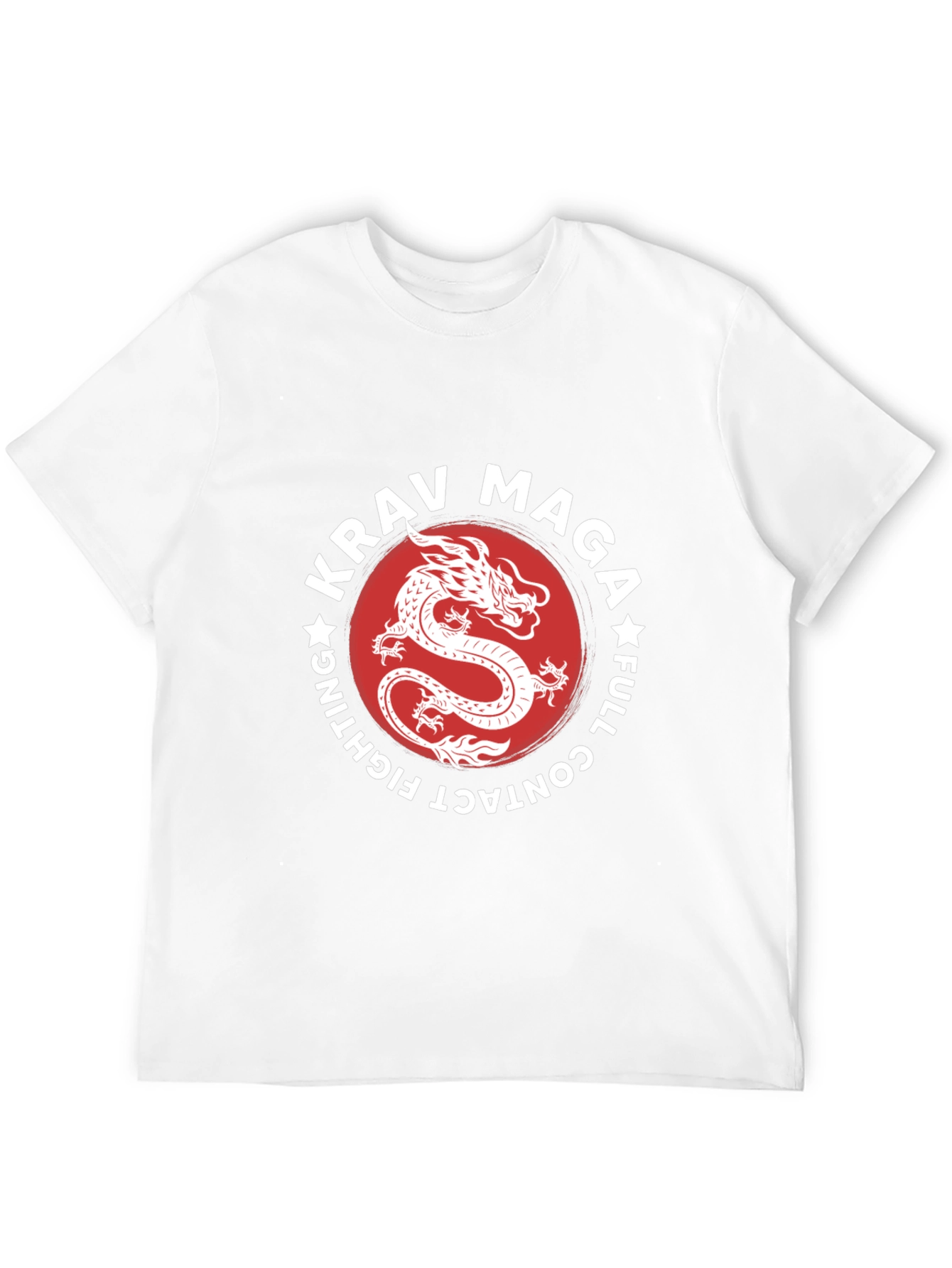 Krav Maga Dragon Graphic Black T-Shirt