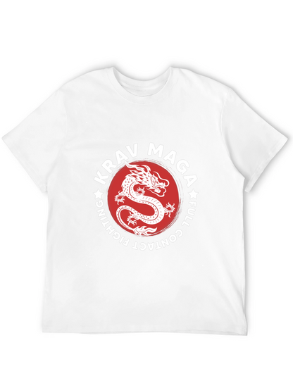 Krav Maga Dragon Graphic Black T-Shirt