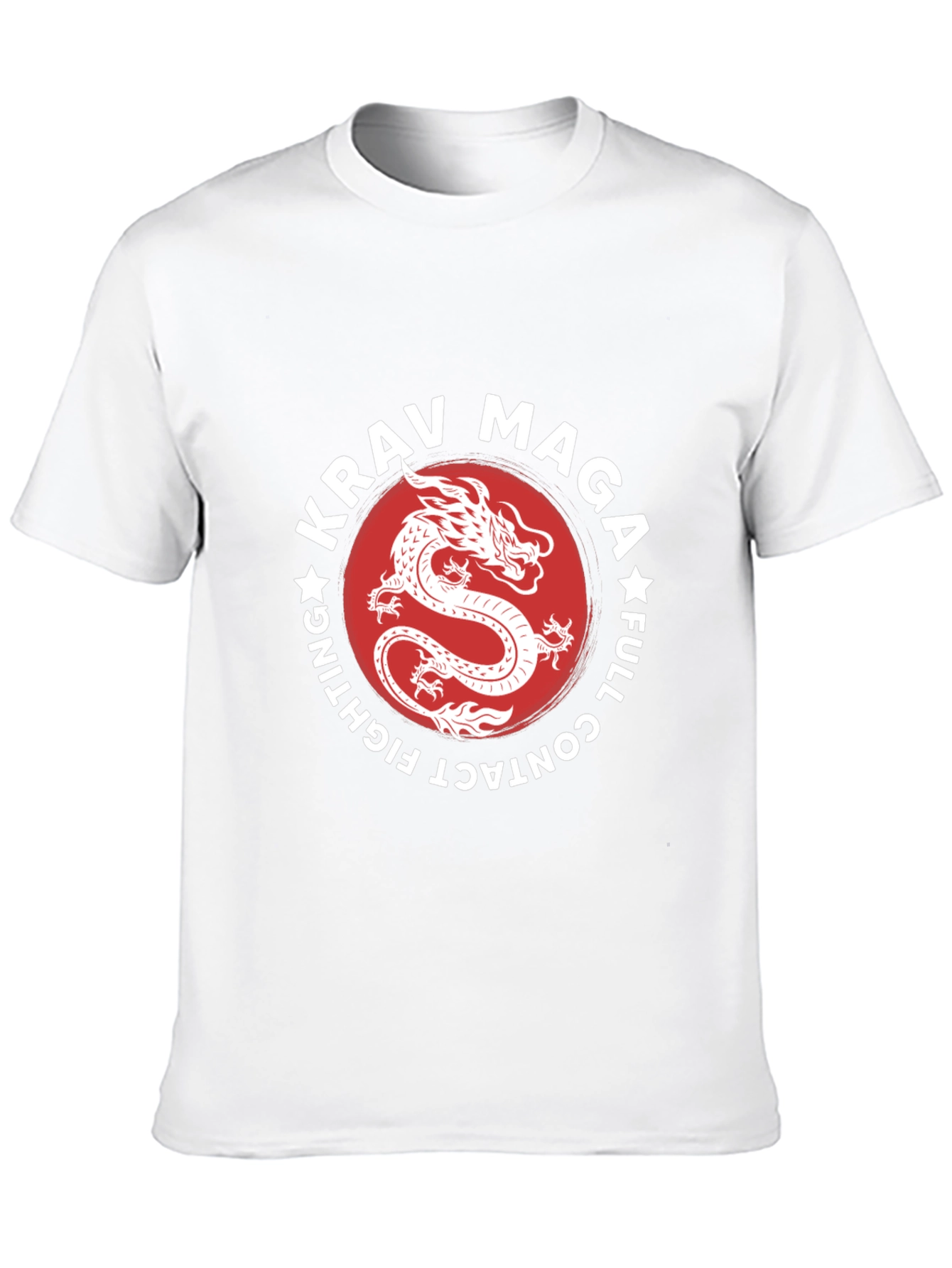 Krav Maga Dragon Graphic Black T-Shirt